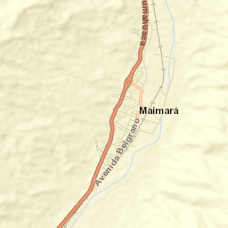 Maimará Street Map