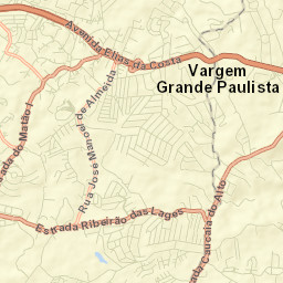 Vargem Grande Paulista Street Map