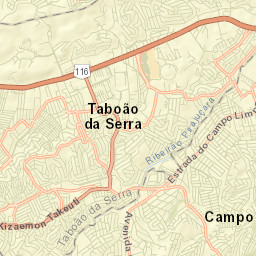 Taboão da Serra Street Map