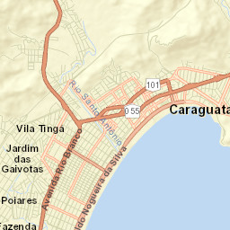 Caraguatatuba Street Map
