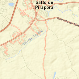 Salto de Pirapora Street Map