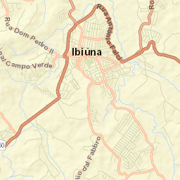 Ibiúna Street Map