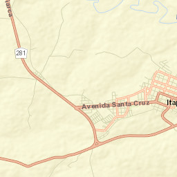 Itaporanga Street Map