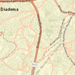 Diadema Street Map