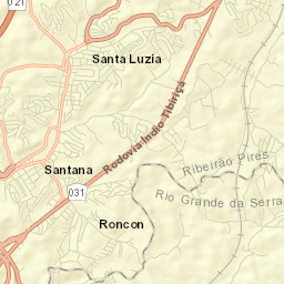 Ribeirão Pires Street Map