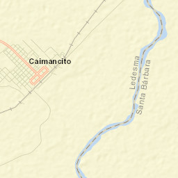 Caimancito Street Map