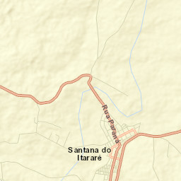 Santana do Itararé Street Map