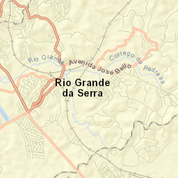 Rio Grande da Serra Street Map