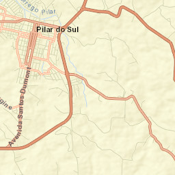 Pilar do Sul Street Map