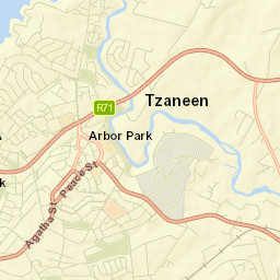 Tzaneen Street Map