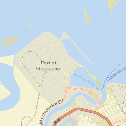 Gladstone Central Street Map