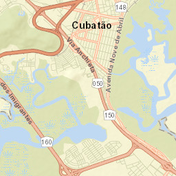Cubatão Street Map