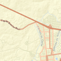 Capâo Bonito Street Map