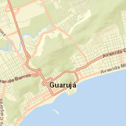 Guarujá Street Map