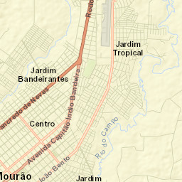 Campo Mourão Street Map