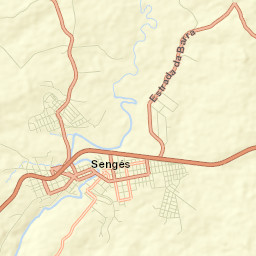 Sengés Street Map