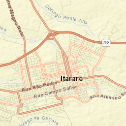 Itararé Street Map