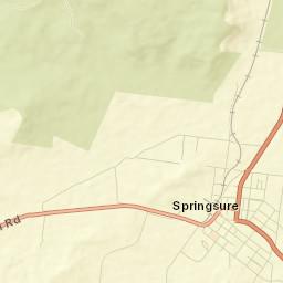 Springsure Street Map
