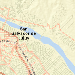 San Salvador de Jujuy Street Map