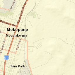 Mokopane Street Map