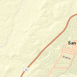 San Pedro de Jujuy Street Map
