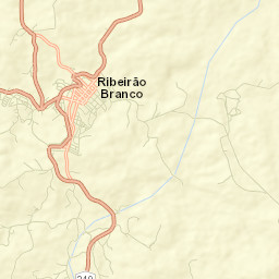 Ribeirão Branco Street Map