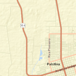 Palotina Street Map