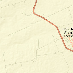 Rancho Alegre d'Oeste Street Map