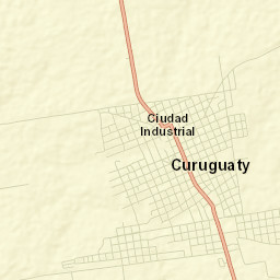 San Isidro de Curuguaty Street Map