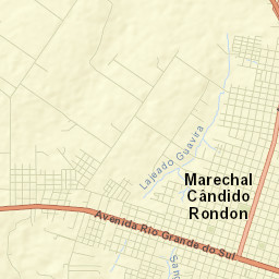 Marechal Cândido Rondon Street Map