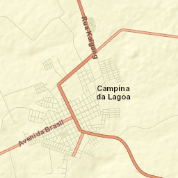 Campina da Lagoa Street Map
