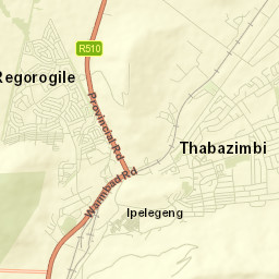 Thabazimbi Street Map