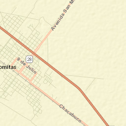 Las Lomitas Street Map
