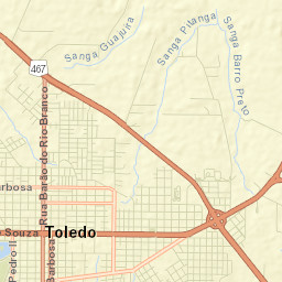 Toledo Street Map