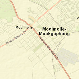 Modimolle Street Map