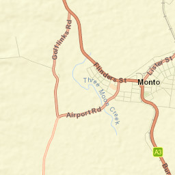 Monto Street Map
