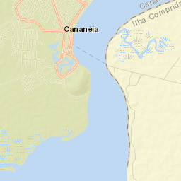 Cananéia Street Map
