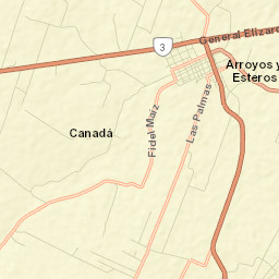 Arroyos y Esteros Street Map