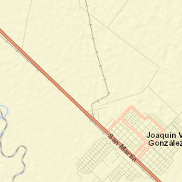 Joaquín V. González Street Map