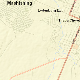 Lydenburg Street Map