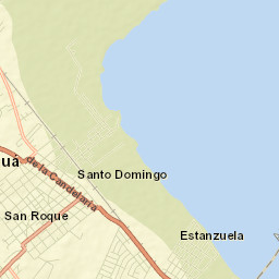 Areguá Street Map