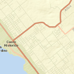 San Bernardino Street Map