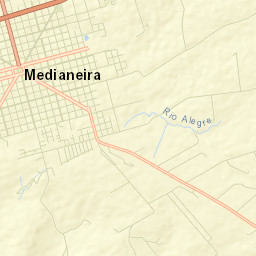 Medianeira Street Map