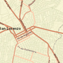 Fernando de la Mora Street Map