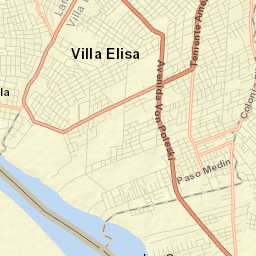 Villa Elisa Street Map