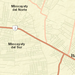 Itauguá Street Map