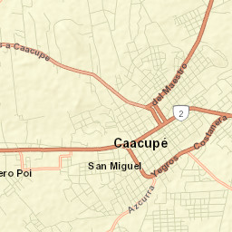 Caacupé Street Map
