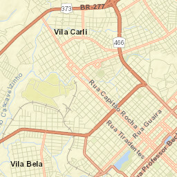 Guarapuava Street Map
