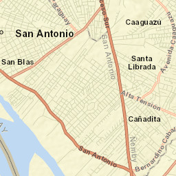 San Antonio Street Map