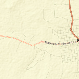 Piribebuy Street Map